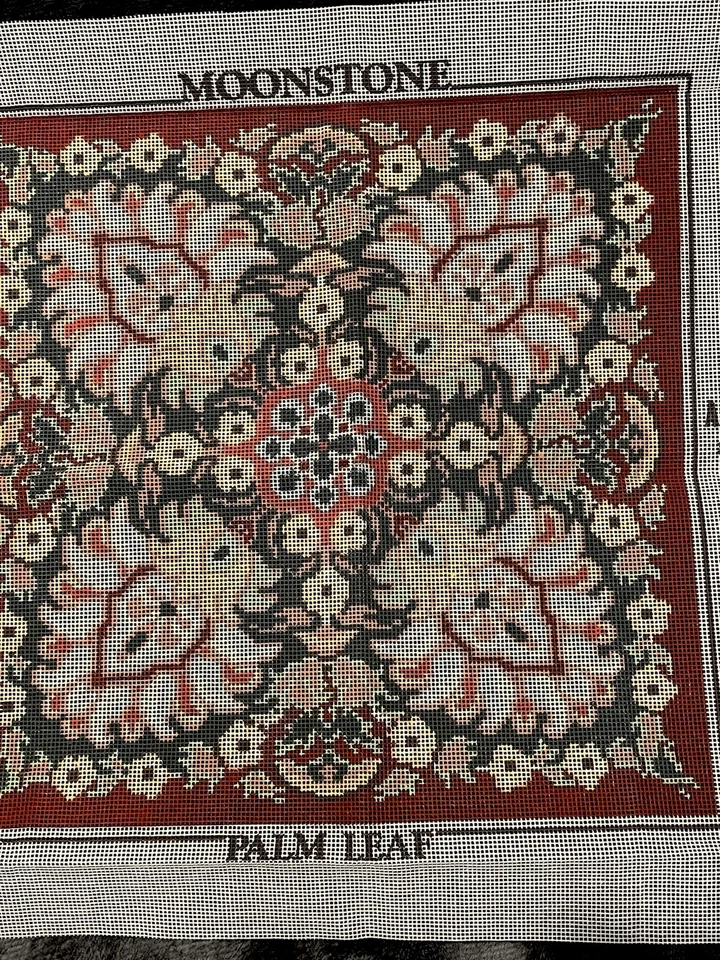 Tapestry Needlepoint Canvas Only - Moonstone Palm Leaf - Anchor - Image 2 of 4