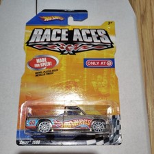 New 2008 Hot Wheels Target Race Aces CHEVY 1500 Chrome Variant w/White 10 Spokes