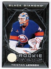 25/26 2025 BLACK DIAMOND TRISTAN LENNOX RG-TL ROOKIE GEMS /399 NY ISLANDERS