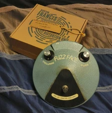 Ivor by Dustin Francis Vintage Modified Fuzz Face BC183 Blue 1970