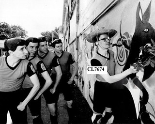 Devo: Bob Mothersbaugh Mark Alan Myers Gerald Casale Sydney Australia Photo
