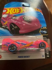 POWER ROCKET, Hot Pink X-Raycers 2025 Hot Wheels Netflix Let's Race #109