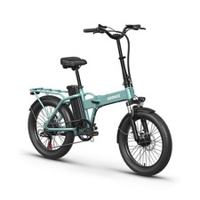 1000W Peak 48V Folding Electric Bike, 20" Fat Tire 70 Miles Range Ebike 28MPH