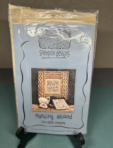 Sheepish Designs HANGING AROUND Cross Stitch Pattern Kit 68th Exemplary