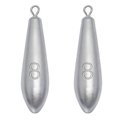 Drop Shot Fishing Weights Sinkers for Saltwater Freshwater Fishing 8oz 2pcs