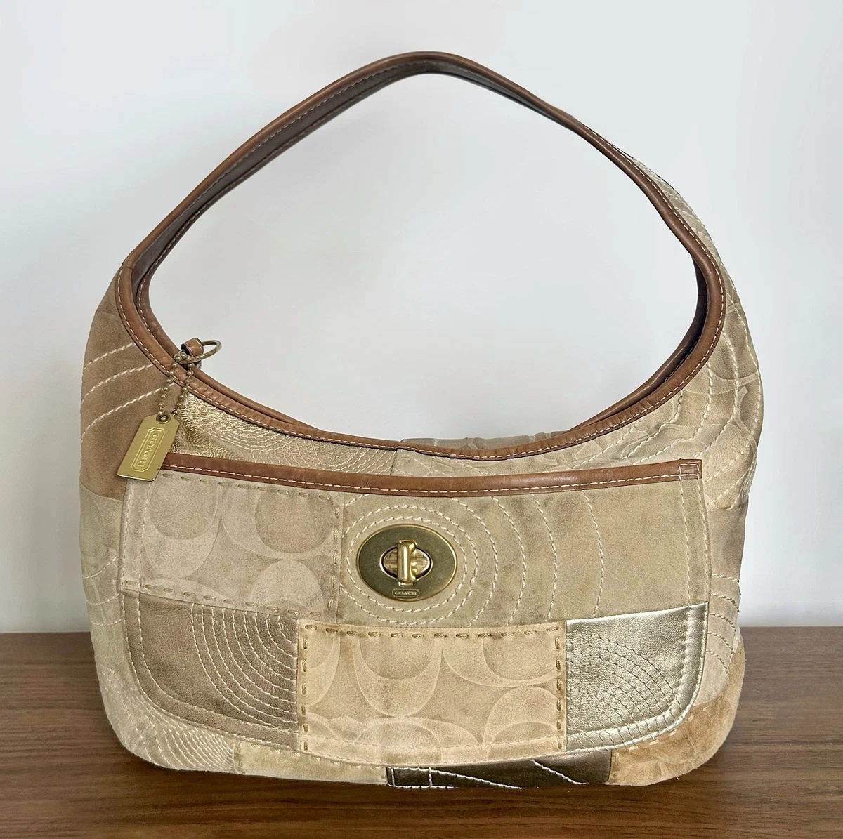 Coach Suede Hobo Bags for Women for sale - eBay
