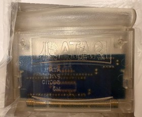 Atari Jaguar Commando Clear Shell Cart Complete CIB Extremely Rare Authentic