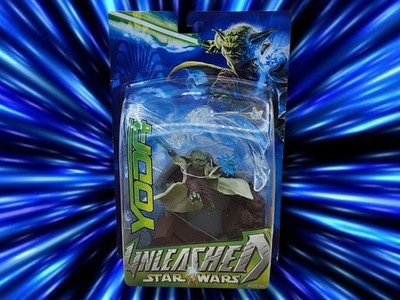 2003 Hasbro Star Wars Unleashed Yoda AOTC Detailed Statue Figure w/Base MOC!