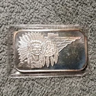 Sherman 1 oz .999 Fine Silver Bar Bullion Native American Chief Design