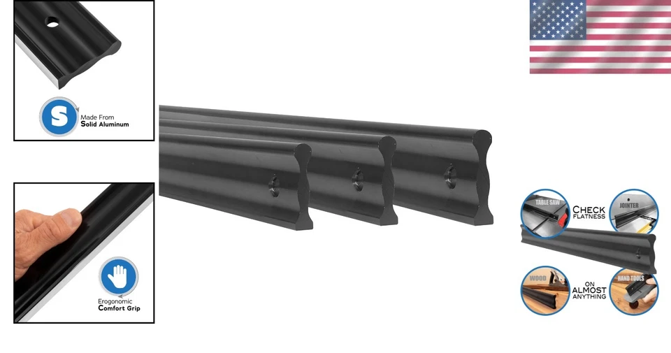 Aluminum Straight Edge Tools Set - 24", 38", 50" - Image 2 of 4