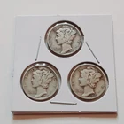 1939 Silver Mercury Dime set!  3 Coins  1939 P 1939 S 1939 D.    A203