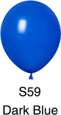 Standard Dark Blue Latex Balloon Difference Size