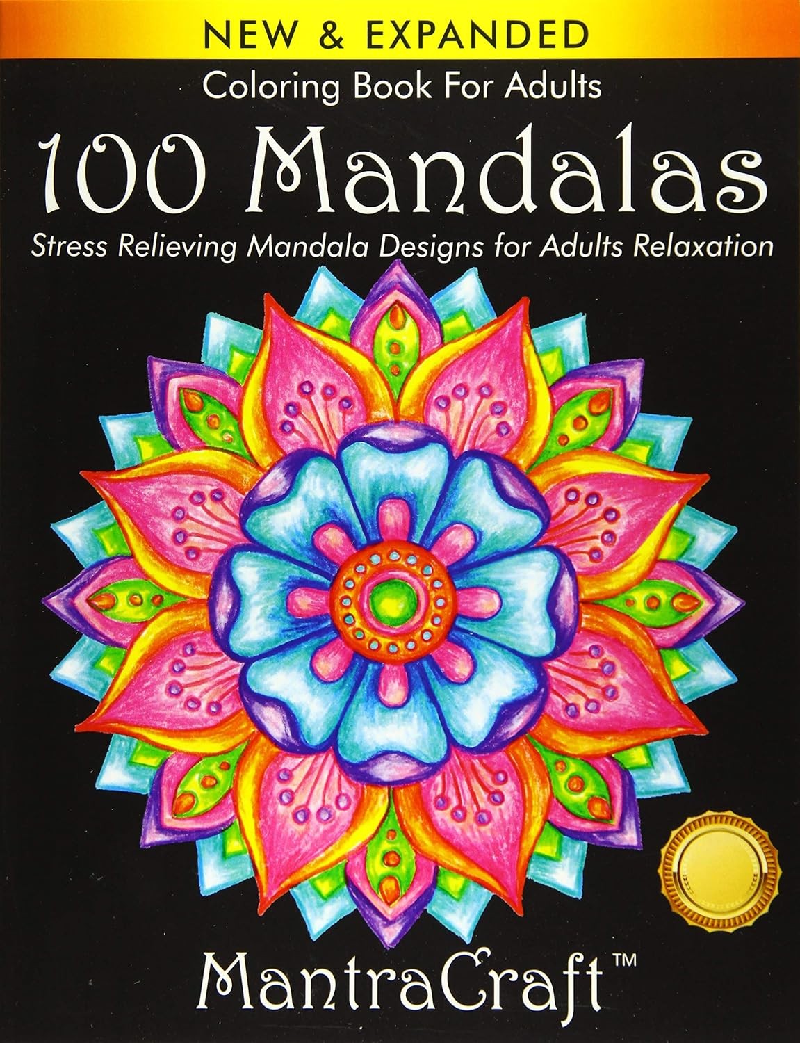 Coloring Book For Adults: 100 Mandalas: Stress Relieving Mandala Designs for Ad - Image 2