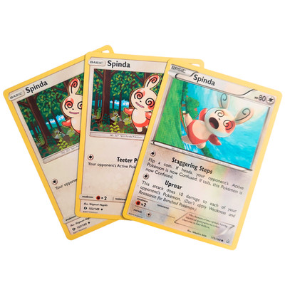 Basic Spinda 115/160 & 102/149 SM Base Set/XY Primal Clash Mint Pokémon TGC Card