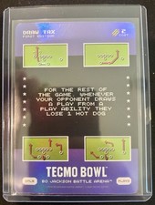 2026 Bo Jackson Battle Arena- Tecmo Bowl- Foil Bonus Play, “Draw Tax”, BPL9