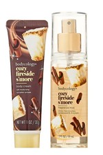 NEW Bodycology Cozy Fireside S  more Fragrance Mist 2oz And Body Cream 1oz