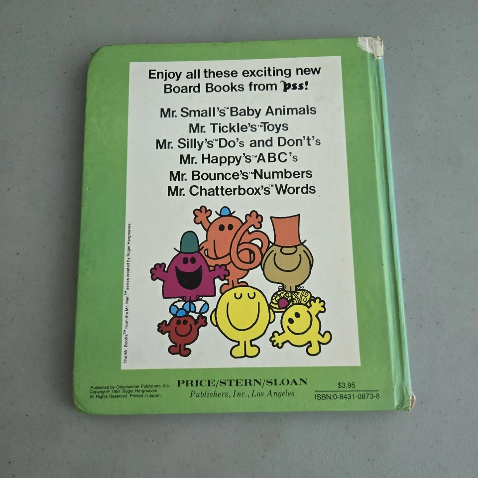 Mr. Bounce's Numbers by Roger Hargreaves 1981 HC Vintage Childrens Book HTF - Image 3 of 4
