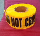 Lawmen's Yellow Caution Tape Roll "DO NOT CROSS" 2 in x 60 in