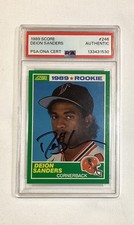 Deion Sanders Cards, Rookie Cards and Autographed Memorabilia Guide 79