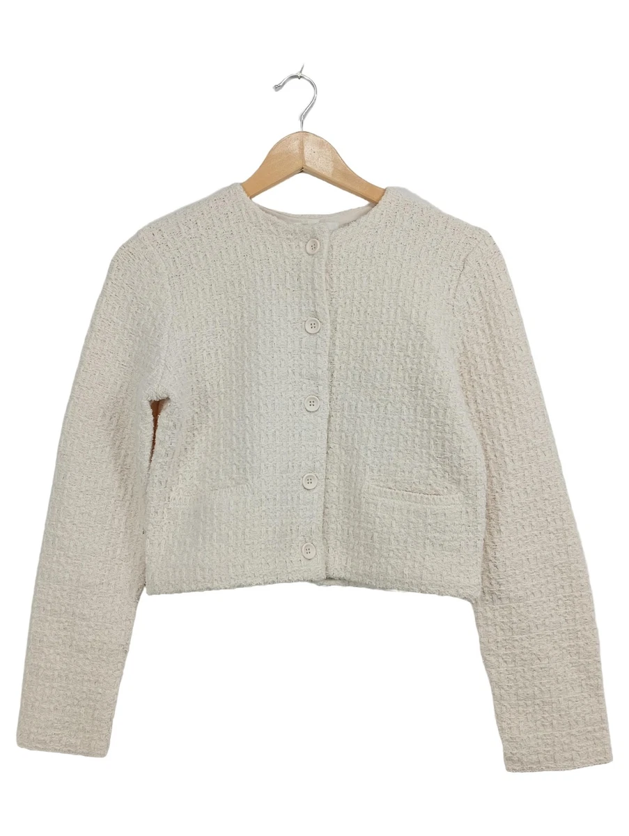 Sweat Zippé Uniqlo Femme Taille XS - Jaune Tout Doux En Polaire