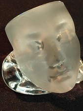 Briefbeschwerer "Theatermasken", Entwurf/Signiert Hilton Mc Connico Daum, France