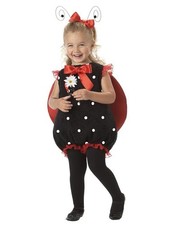 California Costume Lil Ladybug Romper with padded wings Toddler 12-18 month