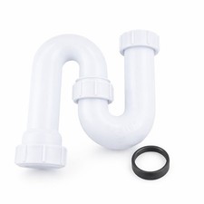 Euroflo 32mm U Bend Waste Pipe Trap Only Sink Basin Drain Replacement