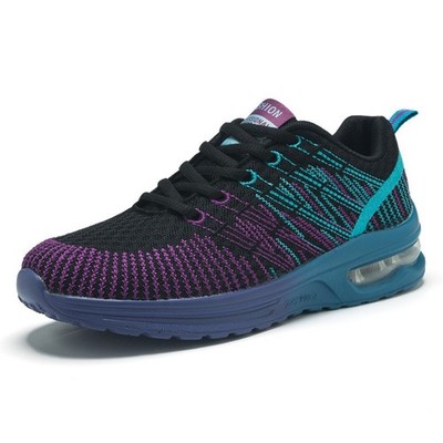 Women s Breathable Mesh Running Shoes Air Cushion Lightweight Color Block Sneake