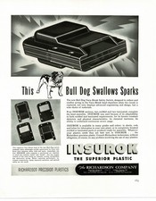 1940 Richardson Co. Insurok Bull Dog Safety Switch Vintage Print Ad