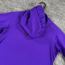 Nike Pro Dri-FIT Pullover Hoodie Womens Small Purple Long Sleeve Training Top