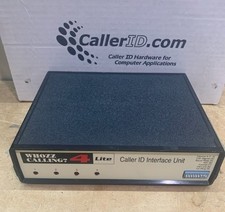 WHOZZ CALLING 4 Lines LITE CALLER ID Serial INTERFACE UNIT All Cables Included 