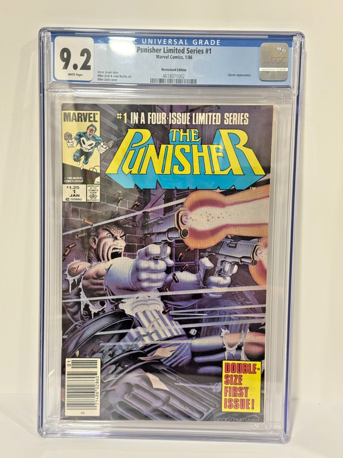 アメコミリーフ Punisher Limited Series #1 CGC The Punisher #1 Value - GoCollect