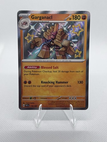Pokemon TCG: Garganacl 178/091 SV: Paldean Fates Holo