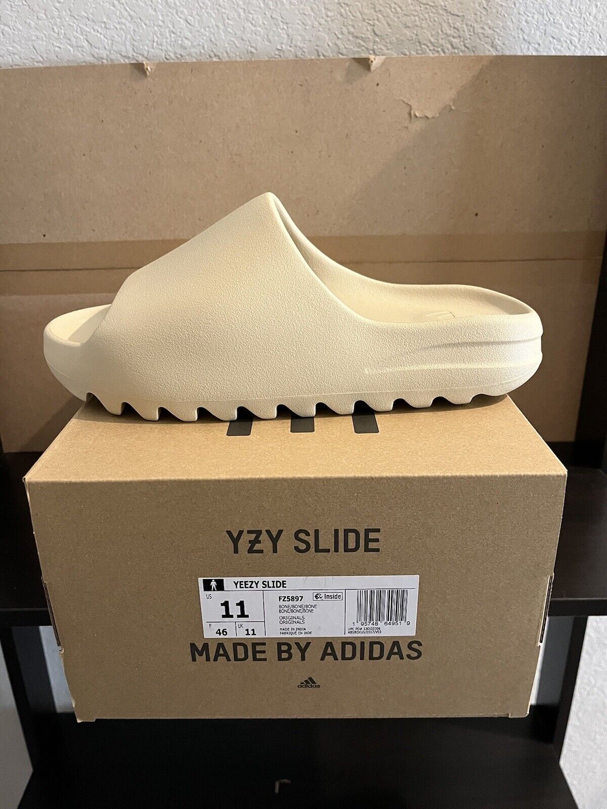 adidas Yeezy Slide Bone (2022/2023 Restock) Men's - FZ5897 - US