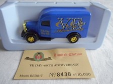 Oxford Die-Cast BED017 60 Anniv VE Day Ltd Edition Cert 8438 of 10000 + box