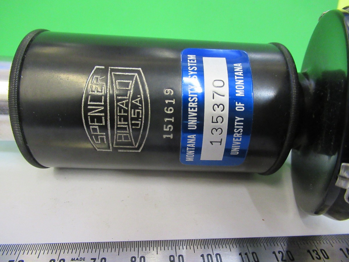 【美品】1886年〜1898年　S.G. & L社 「US.TUBULER 」 ANTIQUE SPENCER TUBUS + NOSEPIECE MICROSCOPE PART OPTICS AS