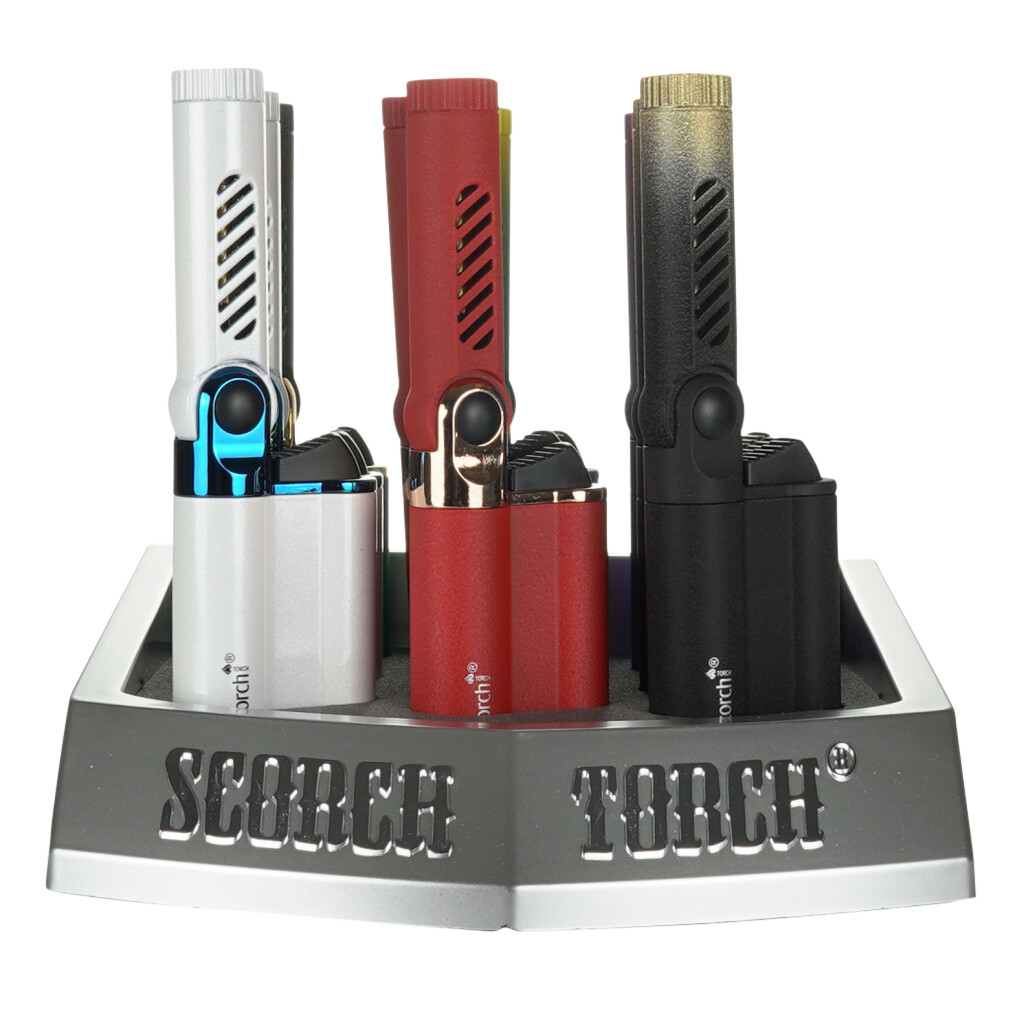 SCORCH TORCH Adjustable Angle Torch Lighter 61669 – Choose Color