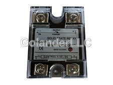 10A 3-32VDC to 5-220VDC Solid State Relay SSR  Clear Cover