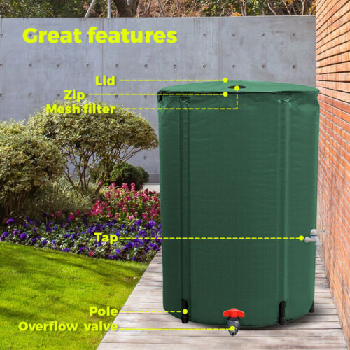 Rain Water Tank Caravan Portable Collapsible Water Storage Tank Outdoor Camping - Picture 3 of 12