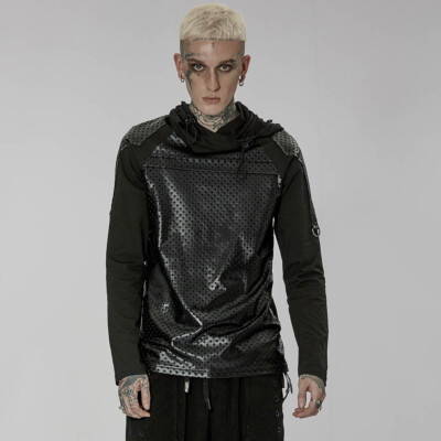 Punk Rave Kapuzen Top - Street King Gothic Alternative Punk