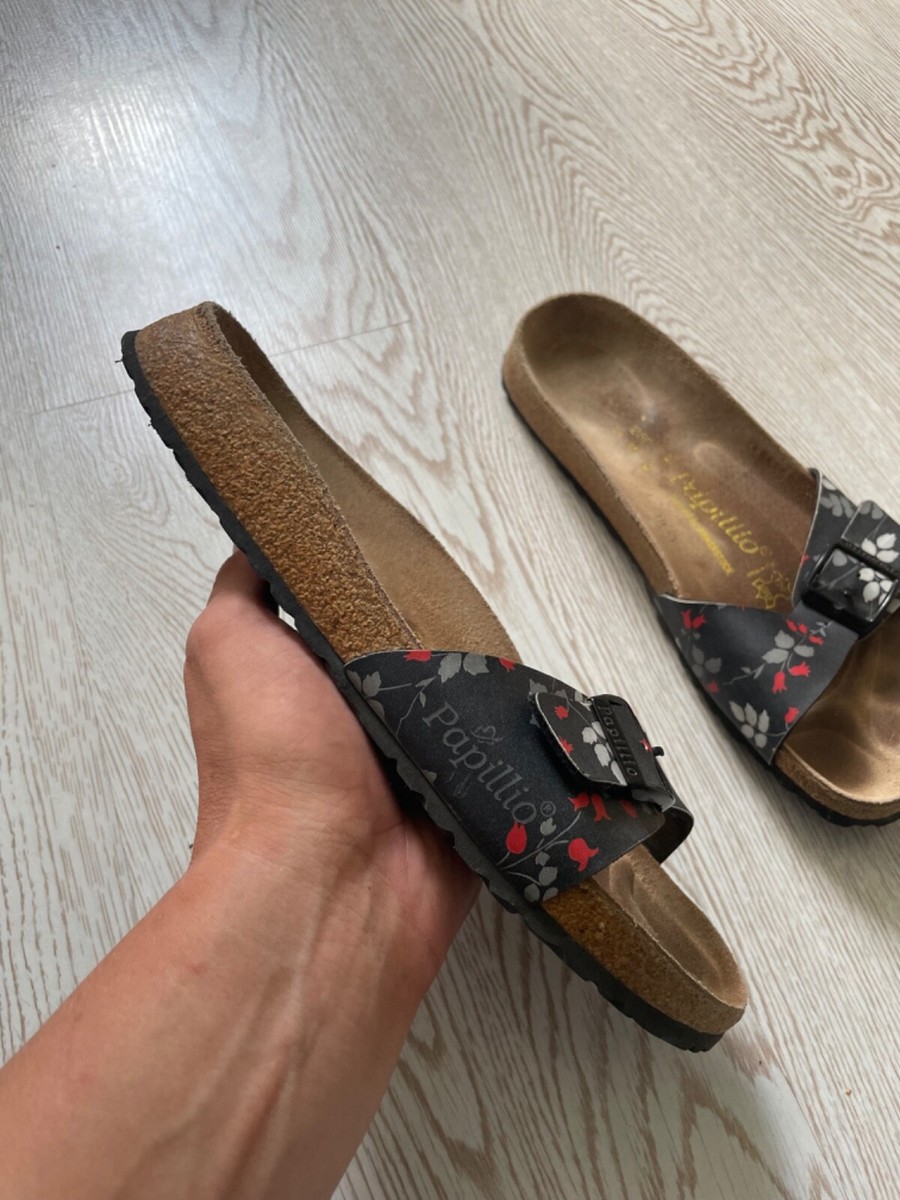 BIRKENSTOCK　Papillio ブラウンレザーサンダル 40 ビルケンシュトック BIRKENSTOCK パピリオ Papillio サンダル