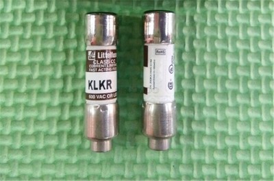 Fusible Rapide Littelfuse KLKR-20 20A 600Vac Classe CC - Original, Pour Protections électriques Industrielles Ou Domestiques