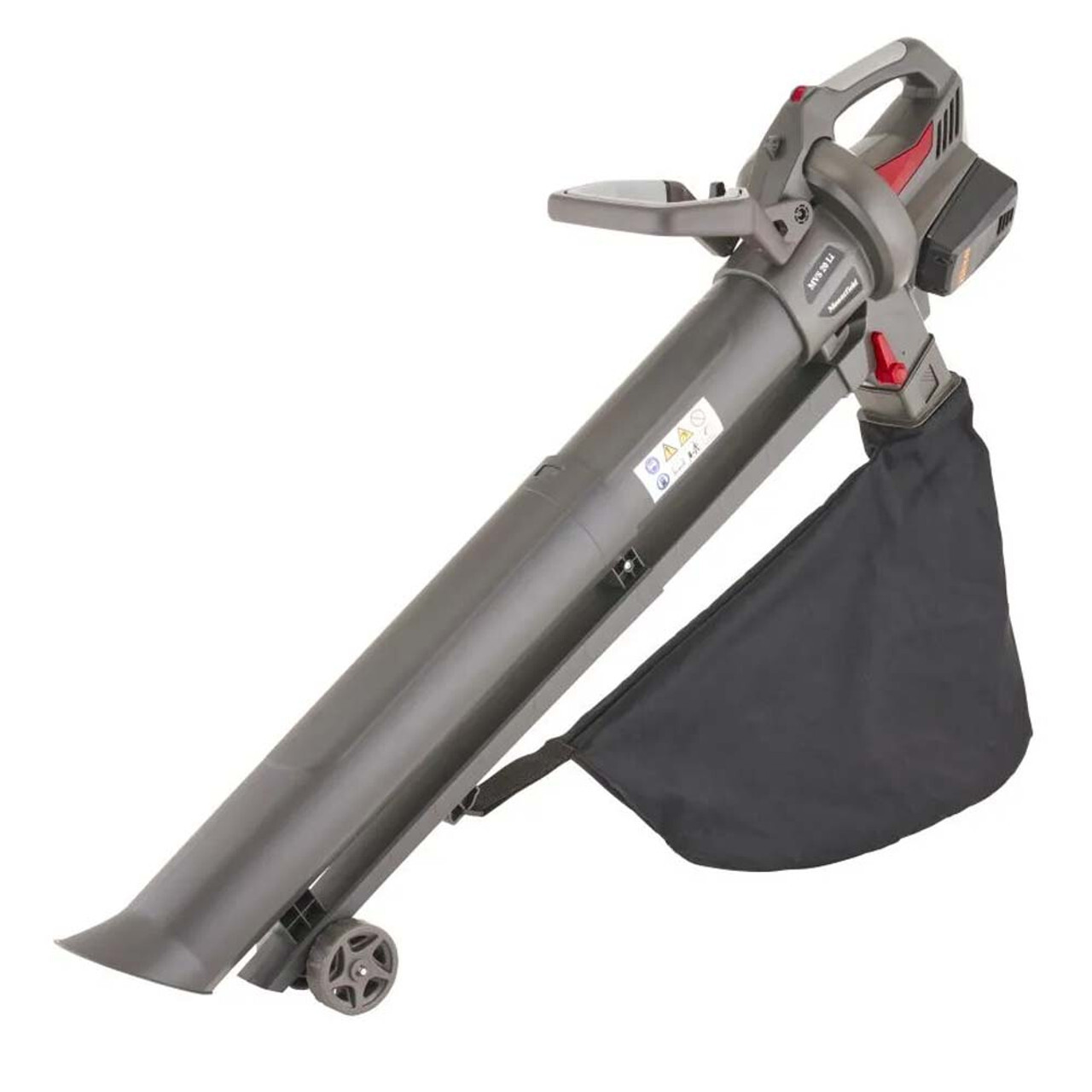 Mountfield MVS 20 Li Kit 20V Battery Vacuum Shredder with 2x 4.0Ah Batteries & C