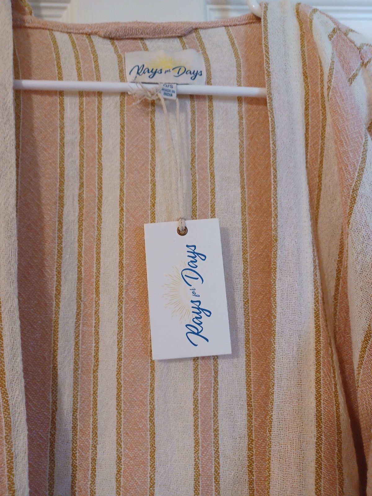 Rays For Days Womens OS NWT Striped Wrap, Kimono, Beach CoverUp eBay