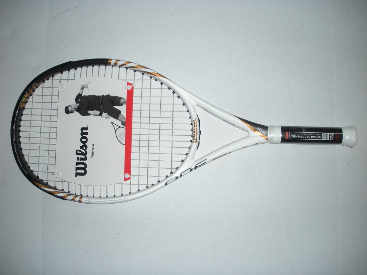 テニスラケット WILSON BLX118 Wilson BLX One 118 Tennis Racket Racquet (2) 4 1/4 White