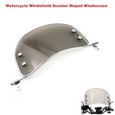 Universal Motorcycle Windshield Windscreen with Mount Bracket Kit Spoiler Blade