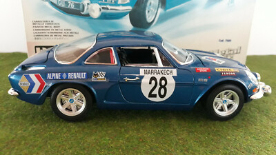 Ao985 burago 1/16 1/18 alpine a110 1600s monte carlo 1971 #28 ref 3301