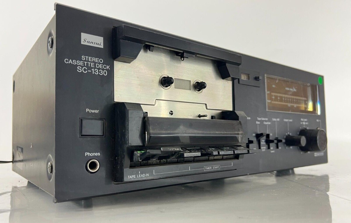 SANSUI STEREO CASSETTE DECK SC-1動作確認済み Deck Sansui SC-1 (Versión SC-1110, universal). - YouTube
