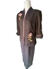 Jessica Howard Linen 2piece Dress And Jacket 10
