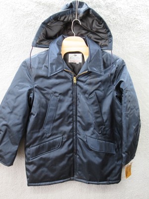 NWT Vintage I. Spiewak Men's 46R Navy Bomber Jacket Style 9166 - US Customs